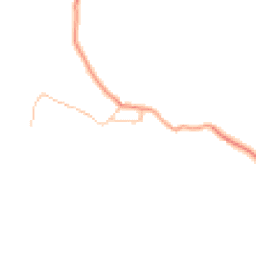 Daytime road noise heatmap for LA18 4NZ