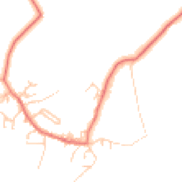 Daytime road noise heatmap for LA18 4PT