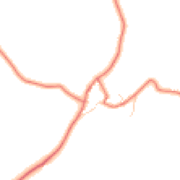 Daytime road noise heatmap for LA18 5HB
