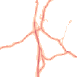 Daytime road noise heatmap for LA18 5HH