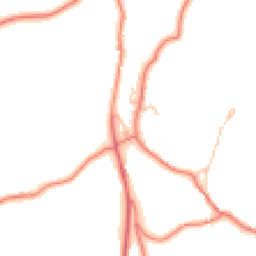 Daytime road noise heatmap for LA18 5HJ