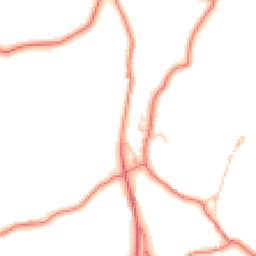 Daytime road noise heatmap for LA18 5HL