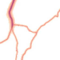 Daytime road noise heatmap for LA18 5HP