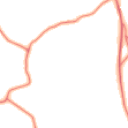Daytime road noise heatmap for LA18 5JR