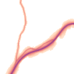 Daytime road noise heatmap for LA18 5JX