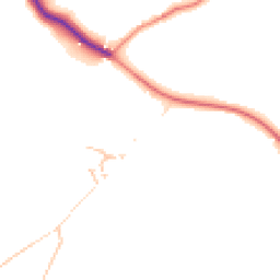 Daytime road noise heatmap for LA18 5LP