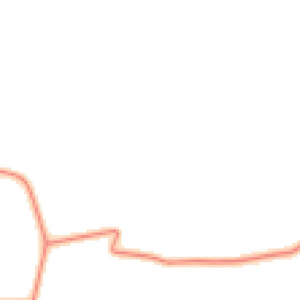 Daytime road noise heatmap for LA2 0AY