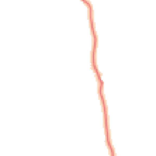 Night-time road noise heatmap for LA2 0BA
