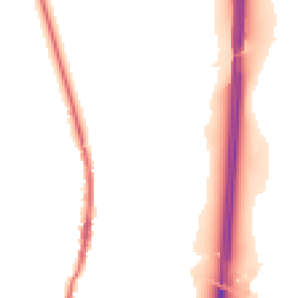 Night-time road noise heatmap for LA2 0RR