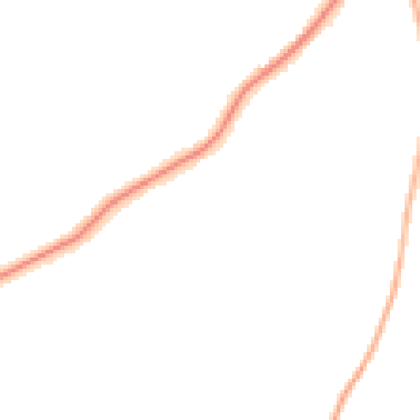 Night-time road noise heatmap for LA2 6EY