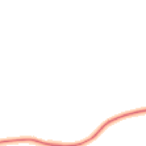 Night-time road noise heatmap for LA2 6RJ