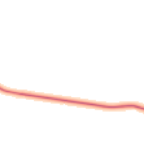 Night-time road noise heatmap for LA2 8HU