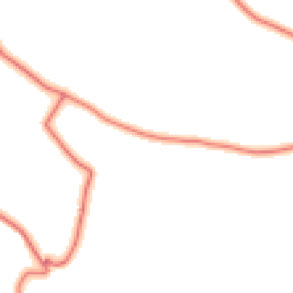 Daytime road noise heatmap for LA2 8PS