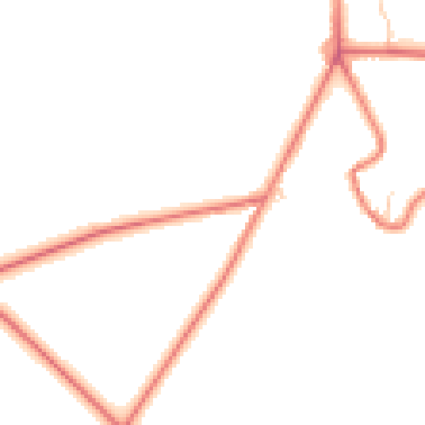 Daytime road noise heatmap for LA2 9AH