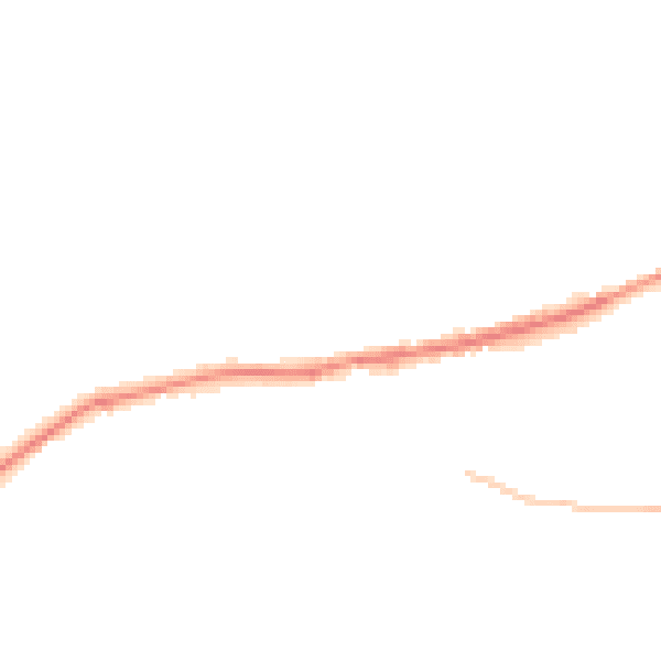 Night-time road noise heatmap for LA2 9BF