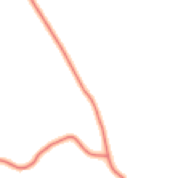Daytime road noise heatmap for LA2 9BG