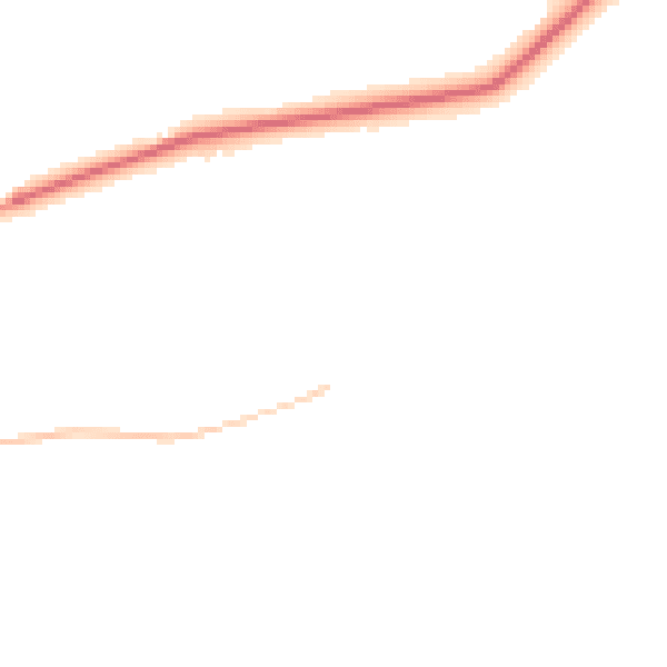 Night-time road noise heatmap for LA2 9JS