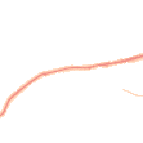 Night-time road noise heatmap for LA2 9PY
