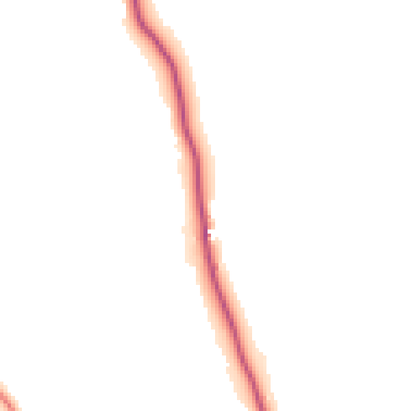 Daytime road noise heatmap for LA22 0JX
