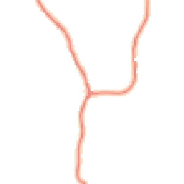 Daytime road noise heatmap for LA22 0LT