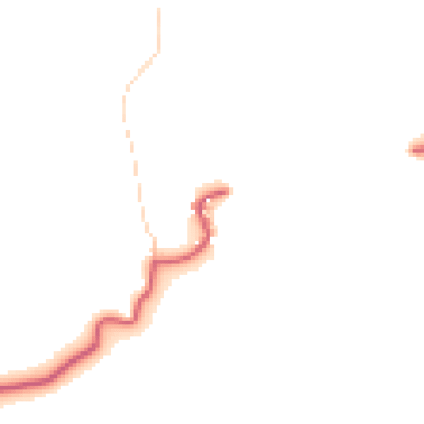 Daytime road noise heatmap for LA22 0LZ