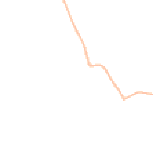Night-time road noise heatmap for LA22 0NE