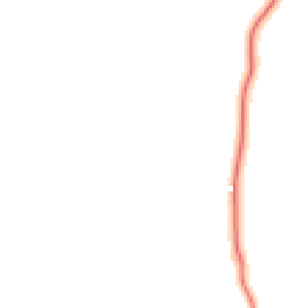 Daytime road noise heatmap for LA22 0QH