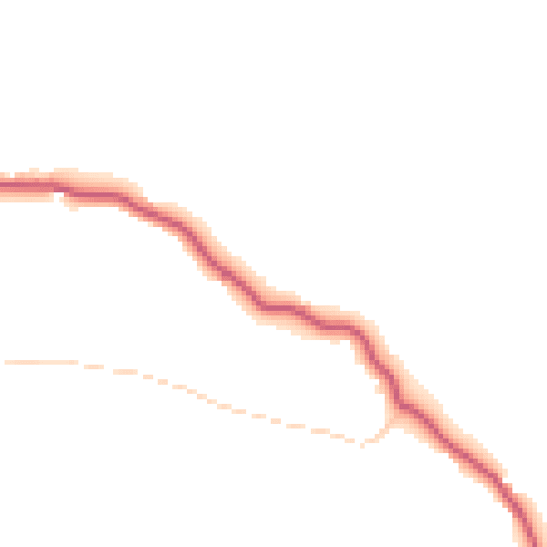 Daytime road noise heatmap for LA22 9JS