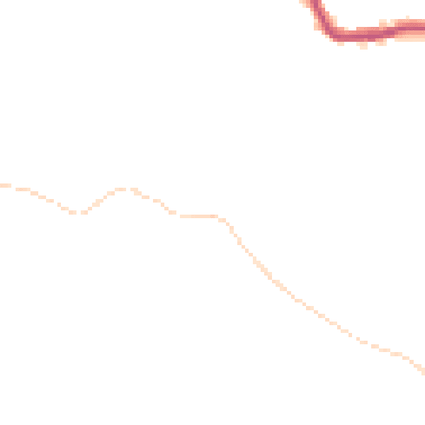 Daytime road noise heatmap for LA22 9JZ