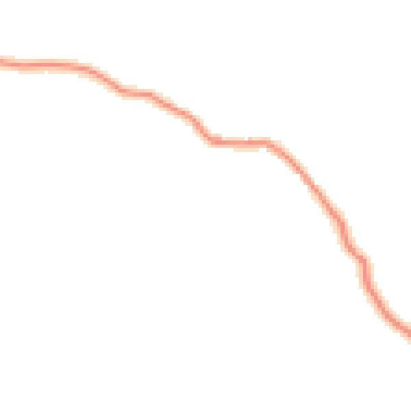 Night-time road noise heatmap for LA22 9LW