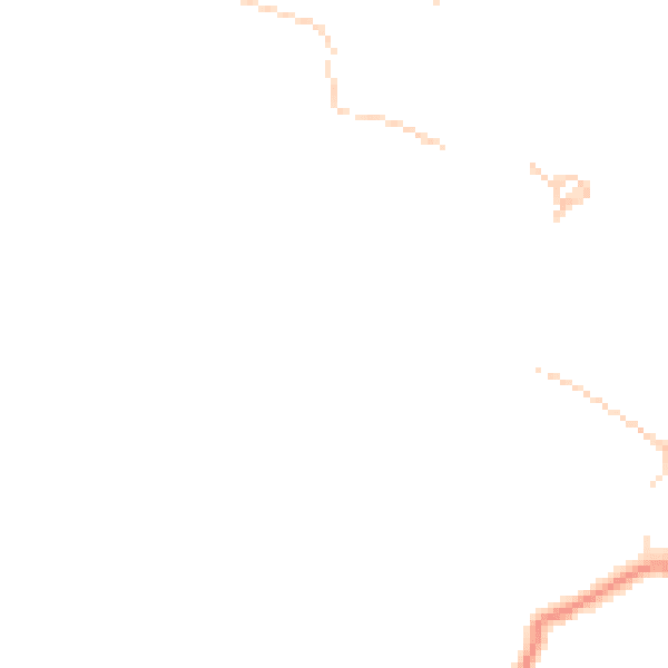 Daytime road noise heatmap for LA22 9QB