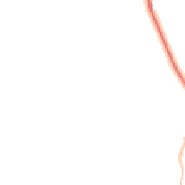 Night-time road noise heatmap for LA22 9QU