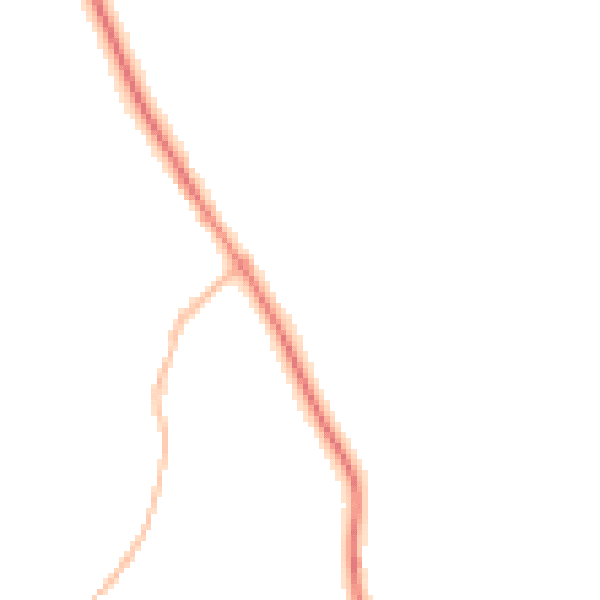 Night-time road noise heatmap for LA22 9RD