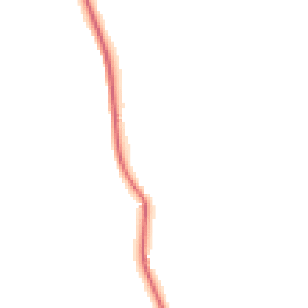 Night-time road noise heatmap for LA22 9RU