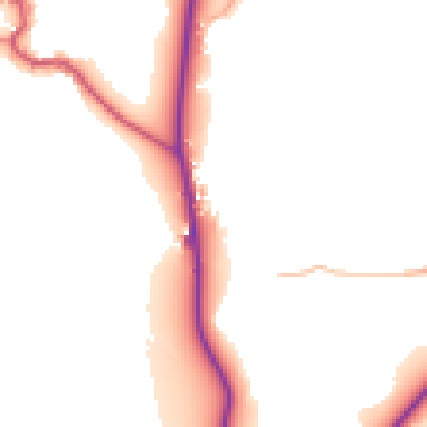 Daytime road noise heatmap for LA22 9SQ
