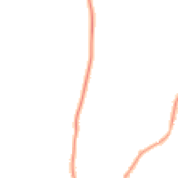 Night-time road noise heatmap for LA23 1BN