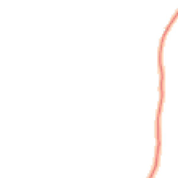 Night-time road noise heatmap for LA23 1LE