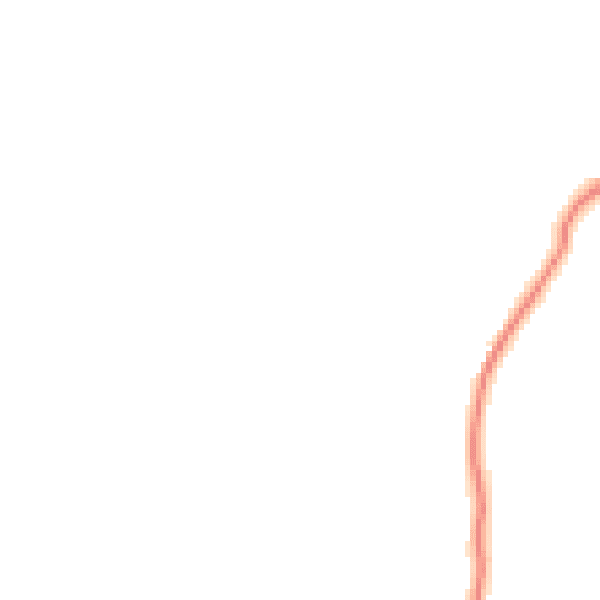 Night-time road noise heatmap for LA23 1PF