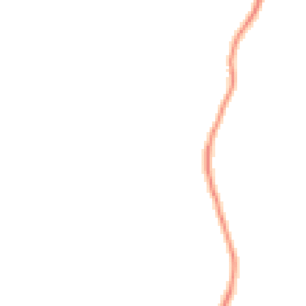 Night-time road noise heatmap for LA23 1PL