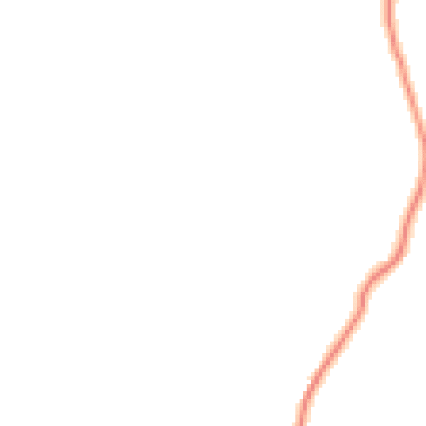 Night-time road noise heatmap for LA23 1PQ