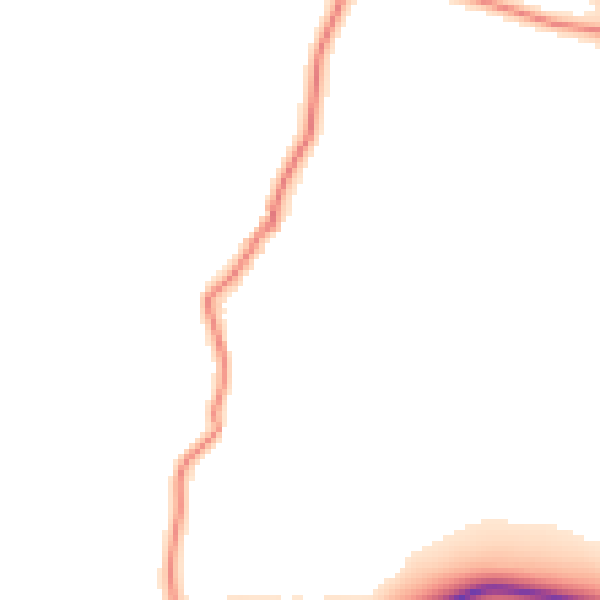Daytime road noise heatmap for LA23 1PZ
