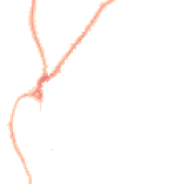 Night-time road noise heatmap for LA23 3AZ