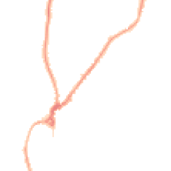 Night-time road noise heatmap for LA23 3BL