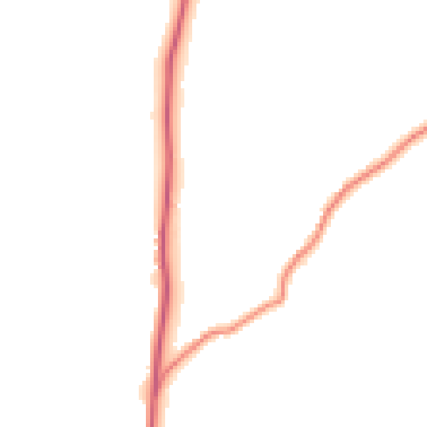 Daytime road noise heatmap for LA23 3PW