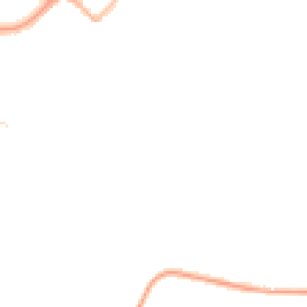 Night-time road noise heatmap for LA3 1AB