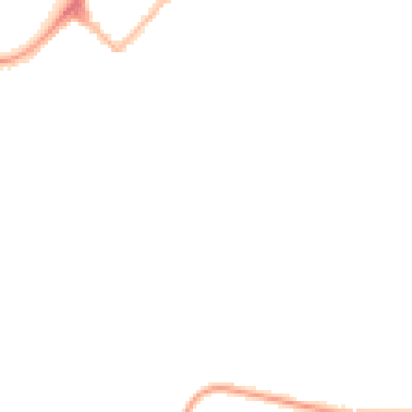 Night-time road noise heatmap for LA3 1BB