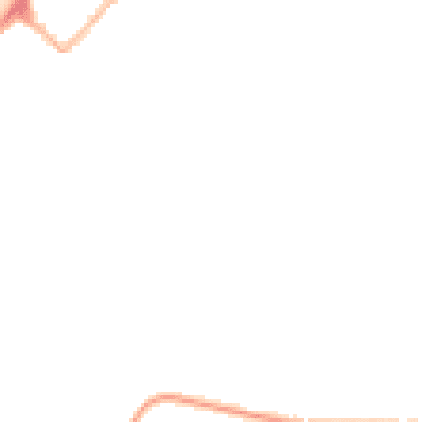 Night-time road noise heatmap for LA3 1BD