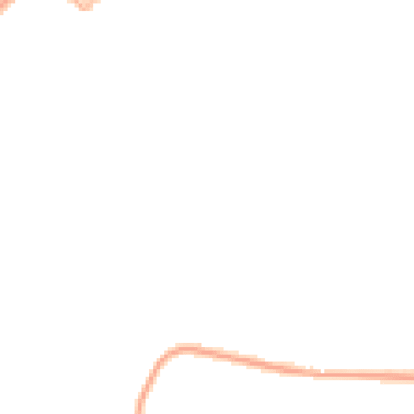 Night-time road noise heatmap for LA3 1BG