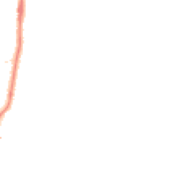 Night-time road noise heatmap for LA3 2HD