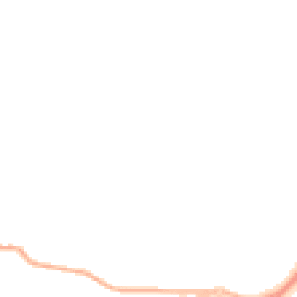 Night-time road noise heatmap for LA3 3BS